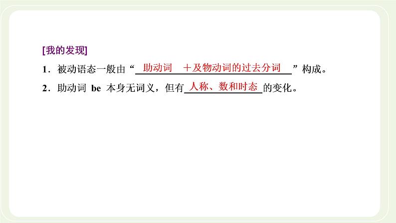 北师大版高中英语必修第一册UNIT3CELEBRATIONSSectionⅢGrammar__被动语态课件+学案03