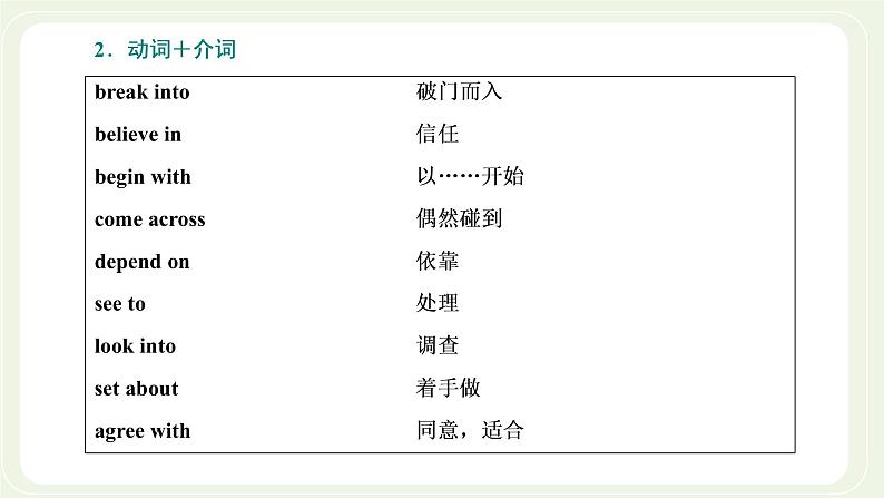 北师大版高中英语必修第一册UNIT3CELEBRATIONSSectionⅥGrammar__词语搭配课件+学案07