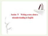 外研版高中英语必修第一册Unit2ExploringEnglishSectionⅣWritingastoryaboutamisunderstandinginEnglish课件+学案+单元质量检测