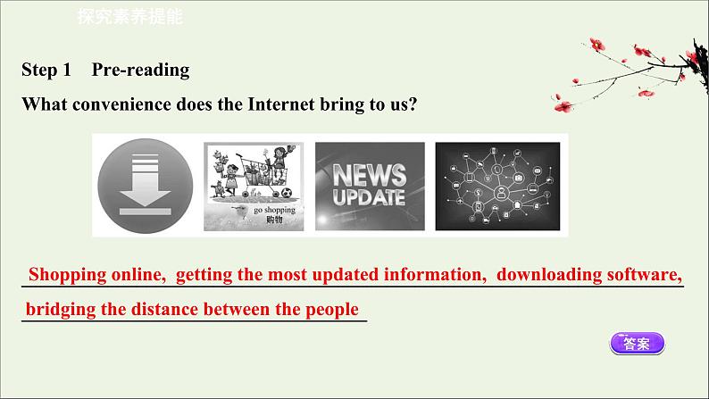 2021_2022年新教材高中英语Unit3TheInternetPeriod1课件新人教版必修第二册第8页