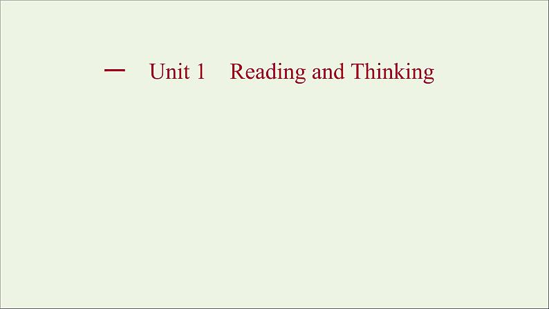 浙江专用2022版新教材高中英语Unit1ScienceandScientistsReadingandThinking练习课件新人教版选择性必修2第1页