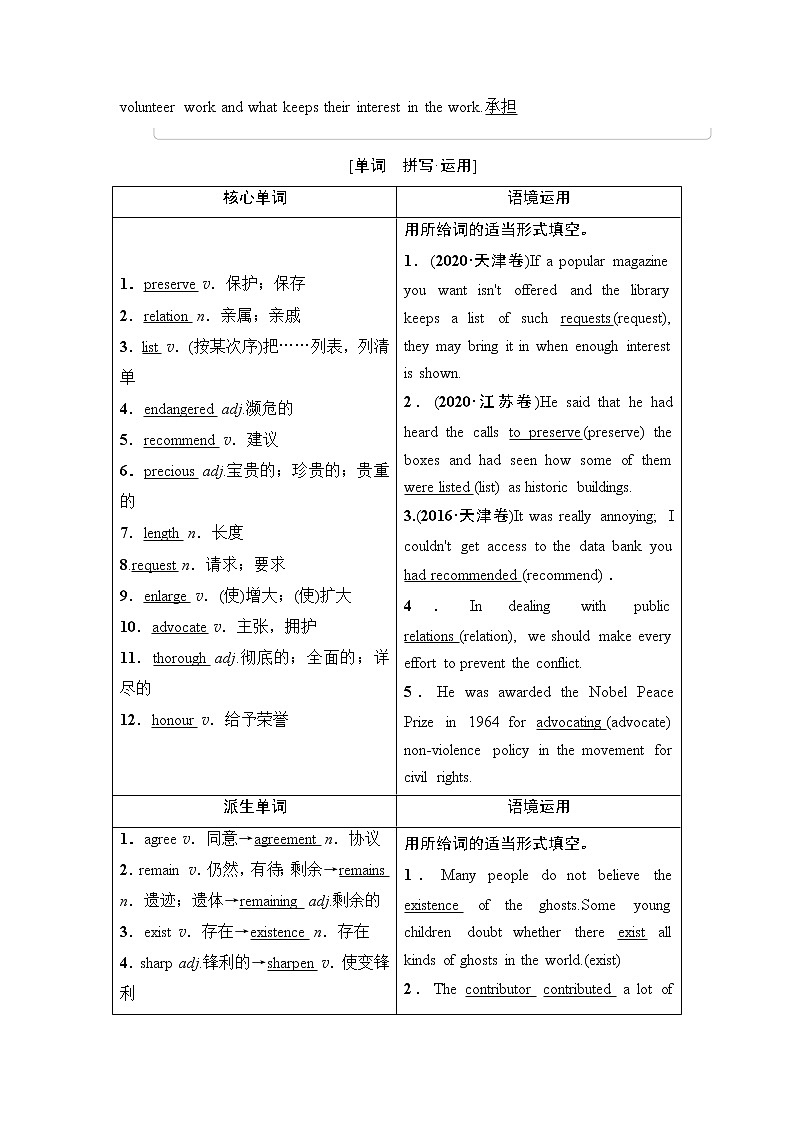 选修7 Module 6 The World 's Cultural Heritage-2022高考英语一轮复习【名师导航】配套Word教参(外研版·老教材老高考)第2页