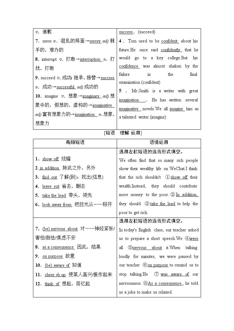 选修6 Module 1 Small Talk-2022高考英语一轮复习【名师导航】配套Word教参(外研版·老教材老高考)第3页