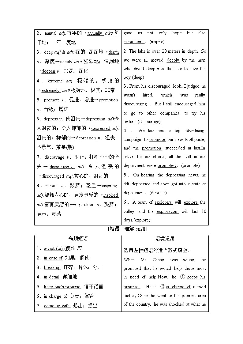 选修8 Module 1 Deep South-2022高考英语一轮复习【名师导航】配套Word教参(外研版·老教材老高考) 学案03