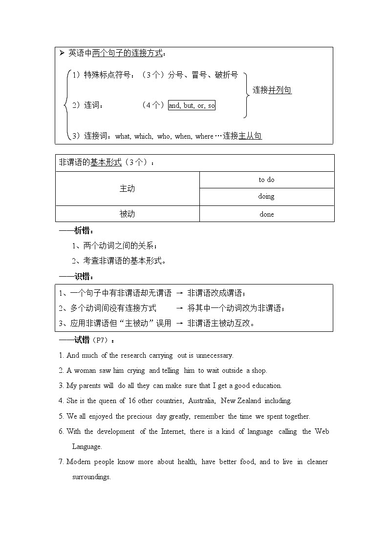 第7部分——非谓语-2022届高考英语短文改错题型攻克第2页