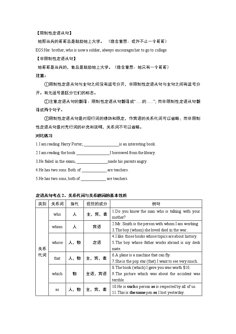 （学生版）13 第十三章 定语从句精讲与精练第2页