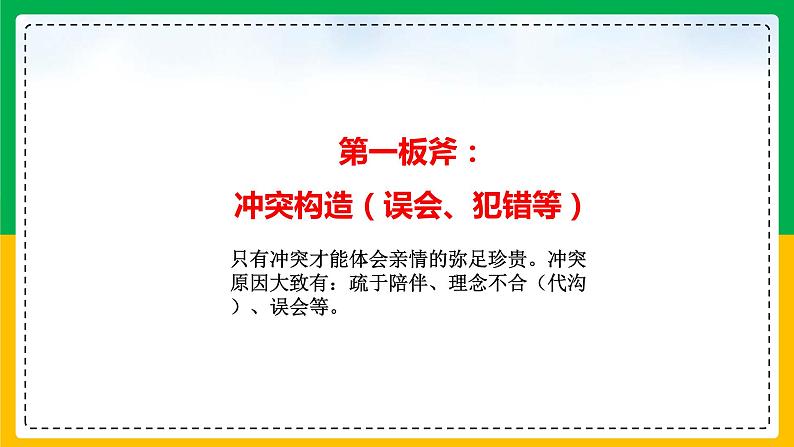 01读后续写：亲情类（故事构造“三板斧”）-2022年新高考英语读后续写核心技能突破（PPT课件版）第2页