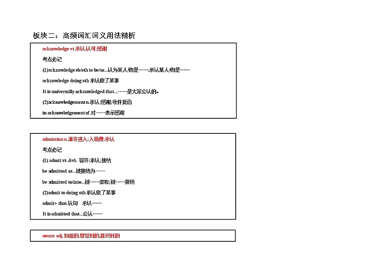 Day5 2022高考英语 思维导图识记3500词汇+阅读打卡第2页