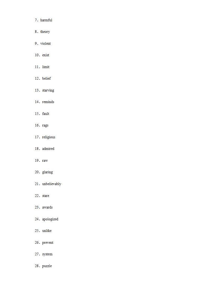 Day 17 必修四Unit 2-【每天一遍过】备战2021年高考英语单词突破（人教版）教师卷第3页