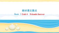 必修1 Unit 4Friends forever【复习课件】-2022年高考一轮英语单元复习(外研版201 9)