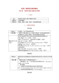 第1讲 句子成分与基本句型 精讲精练 2022届准高三高考英语语法暑假专练