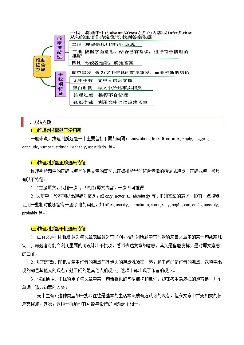 专题09 阅读理解之推断题（原卷版）第2页