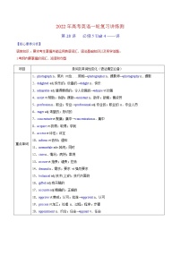 专题28 必修5 Unit 4 Making the news（讲）-2022年高考英语一轮复习讲练测