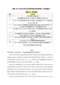 押题07 当红影视-决胜2022年高考英语语法填空临考终极押题（全国通用）