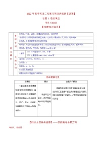 专题1语法填空  考点 9 动名词（讲案）-2022年高考英语二轮复习讲练测