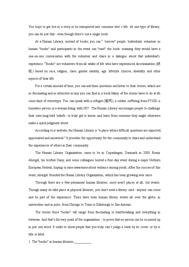 专题09 备战2022高考英语阅读理解文体专项训练之事实类说明文03