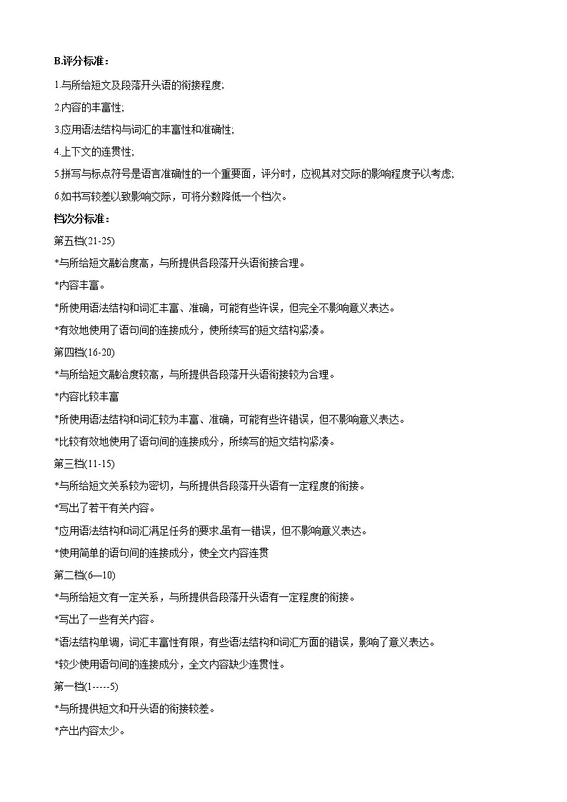 热点练10 读后续写（热点话题）-2022年高考英语【热点·重点·难点】专练（新高考专用）02