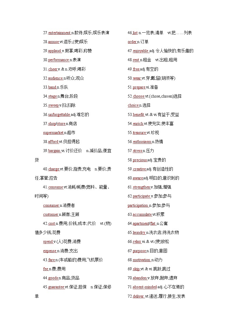 专题05 个人生活 -备战2022高考英语话题通关精准练（词汇+阅读+写作）02