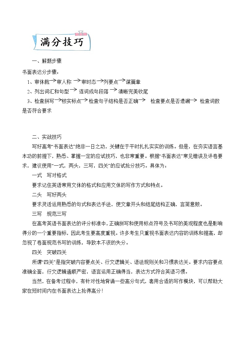热点09 应用文（全国卷热点话题）-2022年高考英语【热点·重点·难点】专练（全国通用）02
