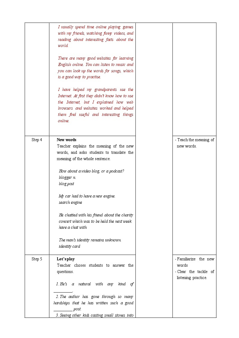 人教版高中英语必修第二册（课件+教案）Unit 3 The Internet（5份打包）02