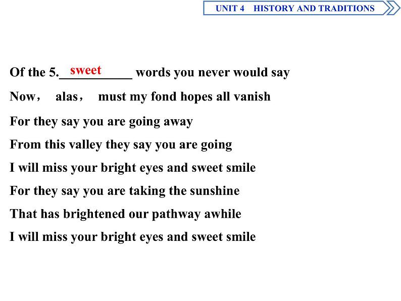 1　UNIT 4　 Section Ⅰ　Listening and Speaking & Reading and Thinking—Comprehending （含答案）第6页