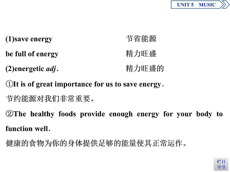 人教版高中英语必修第二册同步课件 UNIT 5 Music （5份打包，含答案）03
