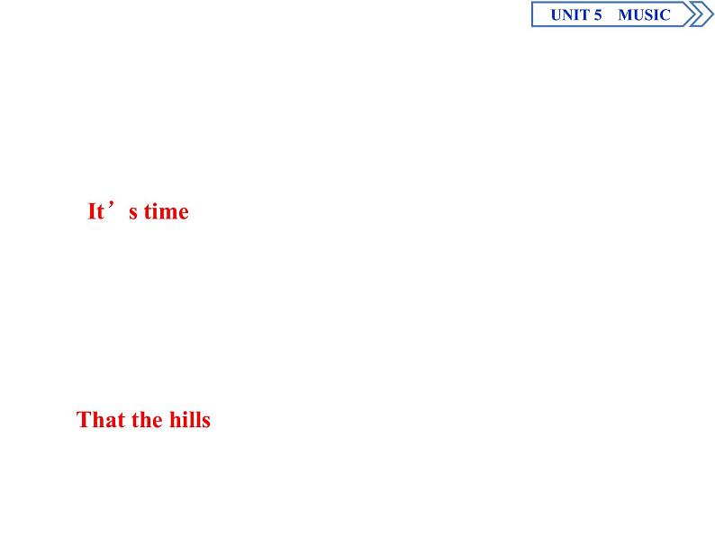 人教版高中英语必修第二册同步课件 UNIT 5 Music （5份打包，含答案）05