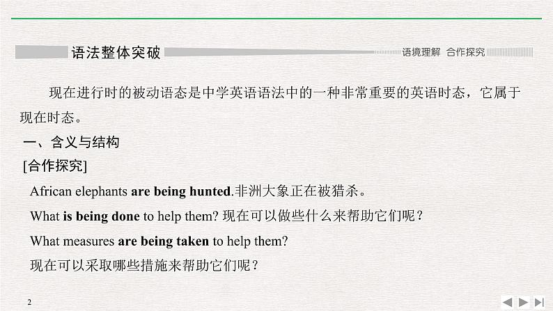 人教版高中英语必修第二册同步学案(课件+讲义)Unit 2 WILDLIFE PROTECTION (共9份打包)02