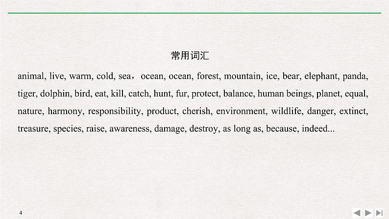 人教版高中英语必修第二册同步学案(课件+讲义)Unit 2 WILDLIFE PROTECTION (共9份打包)04