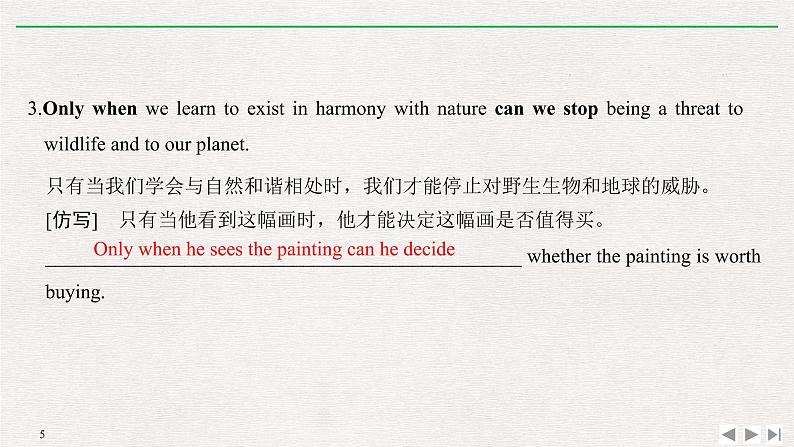 人教版高中英语必修第二册同步学案(课件+讲义)Unit 2 WILDLIFE PROTECTION (共9份打包)05