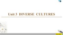 2021学年Unit 3 Diverse Cultures作业课件ppt