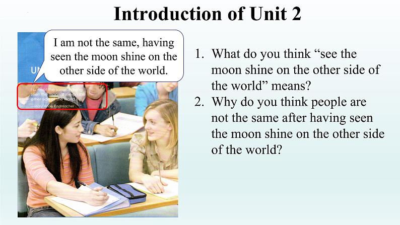 2021-2022学年高中英语人教版（2019）选择性必修第二册：Unit2 Bridging Cultures Reading and Thinking课件（40张PPT）04