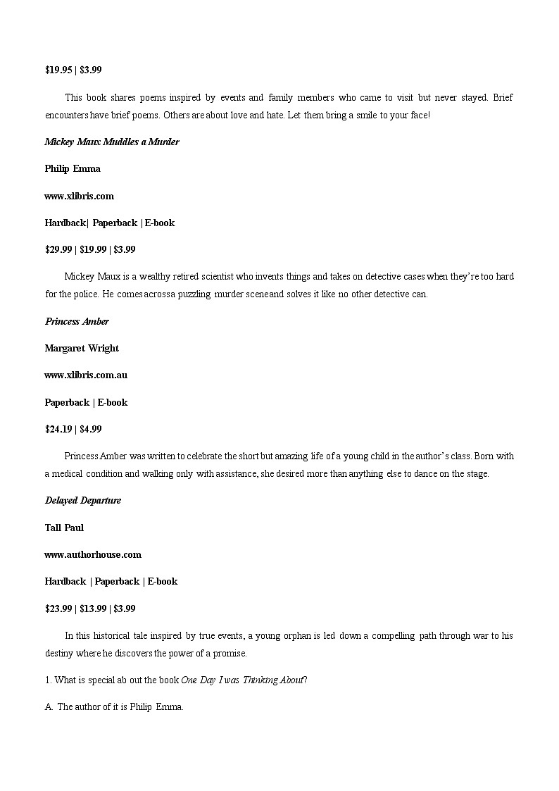 2021汕尾高一下学期期末考试英语试题含答案02