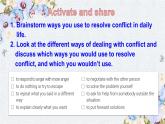 U11 L2 Dealing with conflict-高三英语教学课件+音视频素材