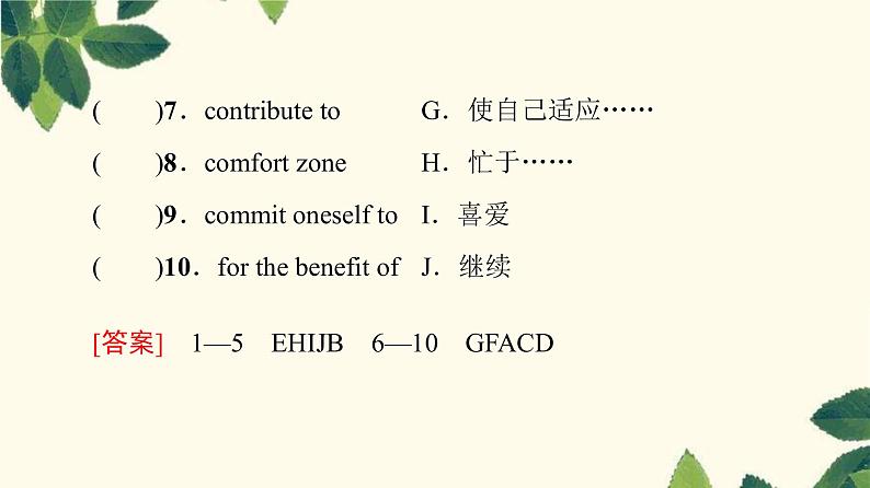 译林版2019选修四UNIT 3 预习 新知早知道1课件第4页