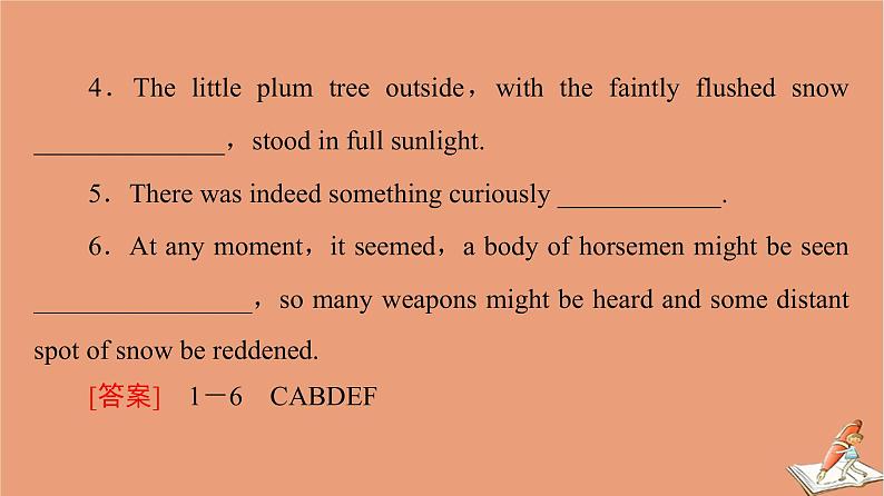 外研版高中英语选择性必修第三册unit6 nature in words理解课文精研读课件07