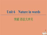 外研版高中英语选择性必修第三册unit6 nature in words突破语法大冲关课件