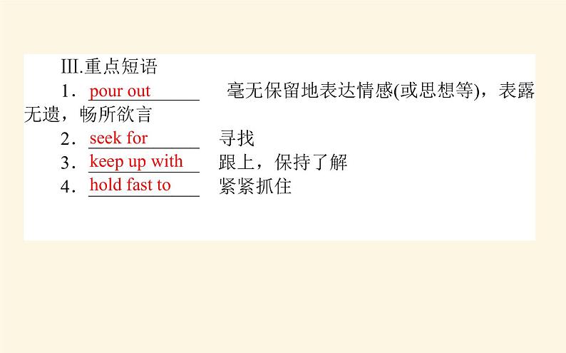 人教版高中英语选择性必修第三册unit5 poems section ⅲ using language and assessing your progress课件05