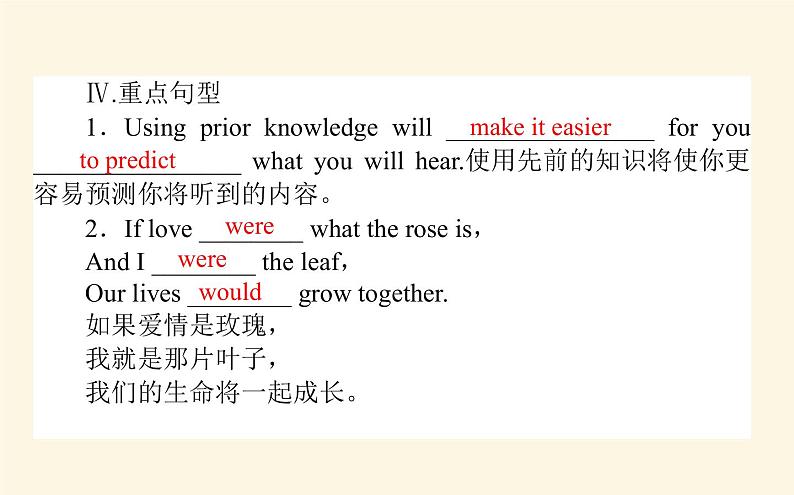 人教版高中英语选择性必修第三册unit5 poems section ⅲ using language and assessing your progress课件06