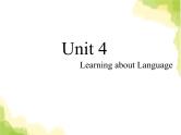 人教版高中英语选择性必修第一册unit 4 body language sectionb learning about language课件