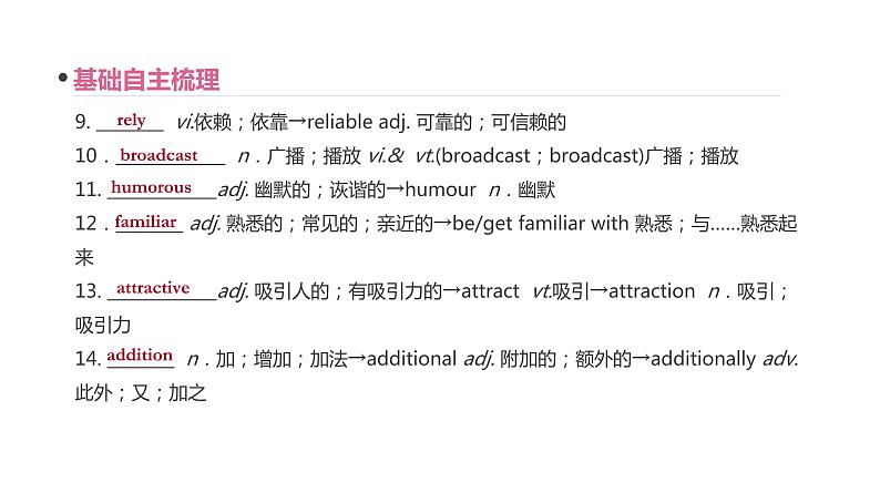 高考英语一轮复习2 Unit 5 Music课件07