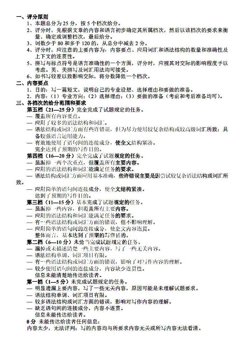黑龙江省大庆市2021届高三年级下学期 第二次教学质量检测  英语 答案第2页