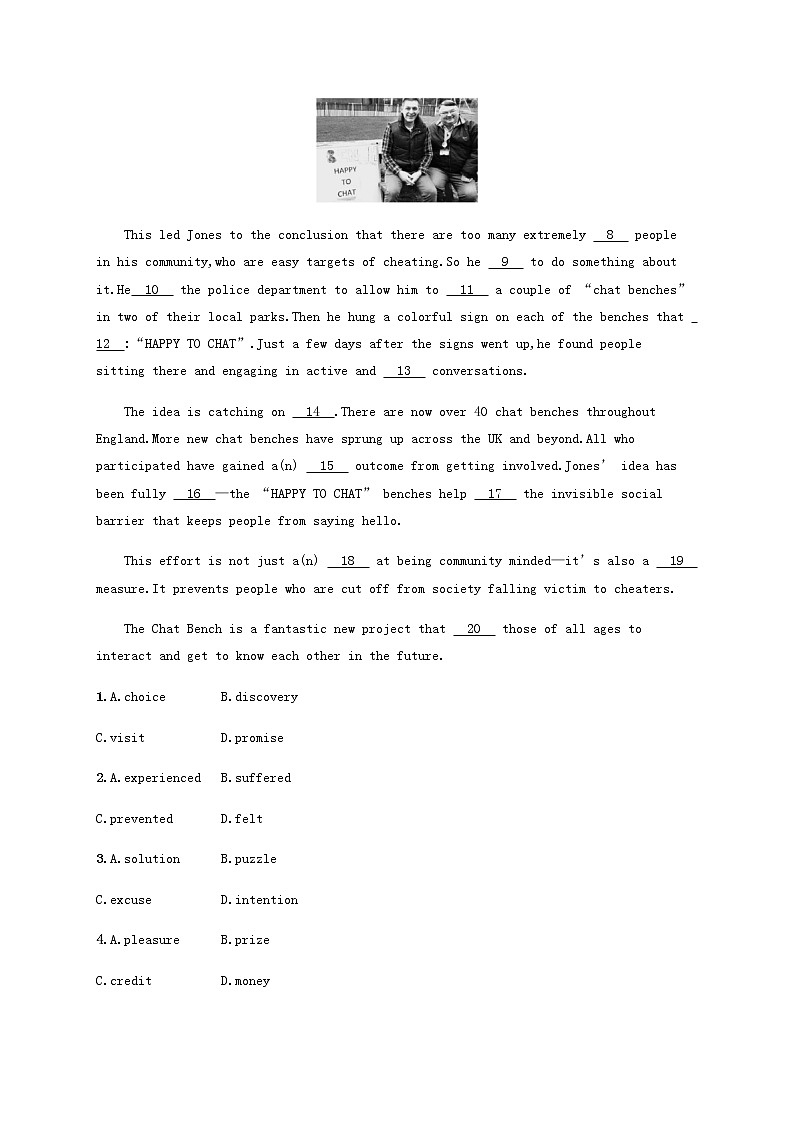 新人教版高考英语一轮复习考点规范练13含解析第3页