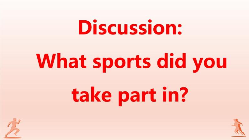 Unit3 SPORTS AND FITNESS Listening and Speaking 课件05