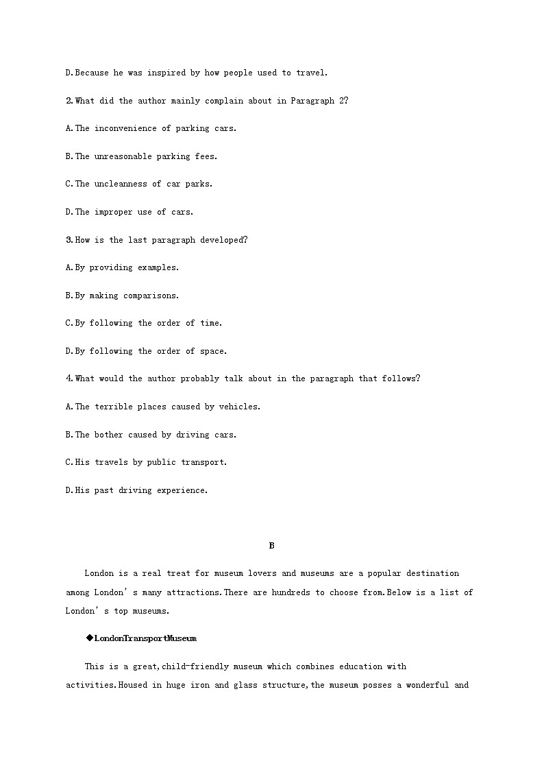 新人教版高考英语一轮复习考点规范练22含解析第2页