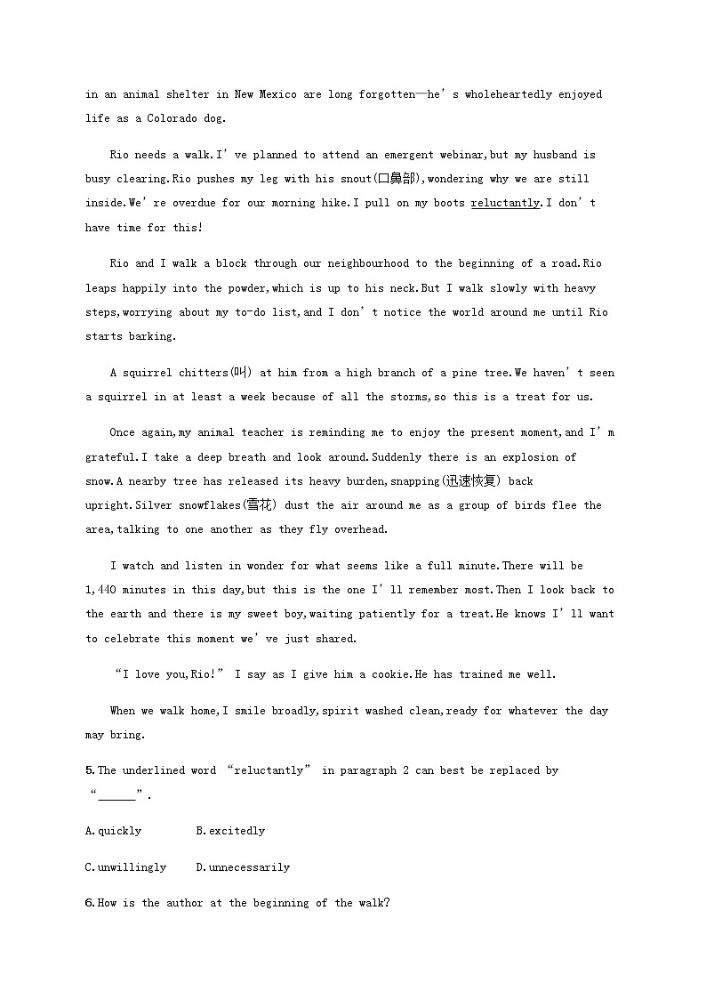 新人教版高考英语一轮复习考点规范练28含解析第3页