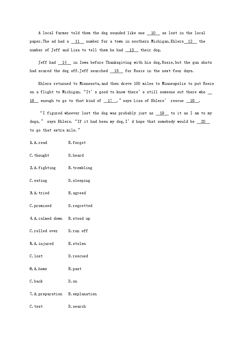 新人教版高考英语一轮复习考点规范练33含解析第3页