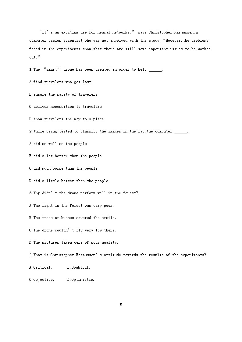 福建专用高考英语一轮复习考点规范练32含解析第2页