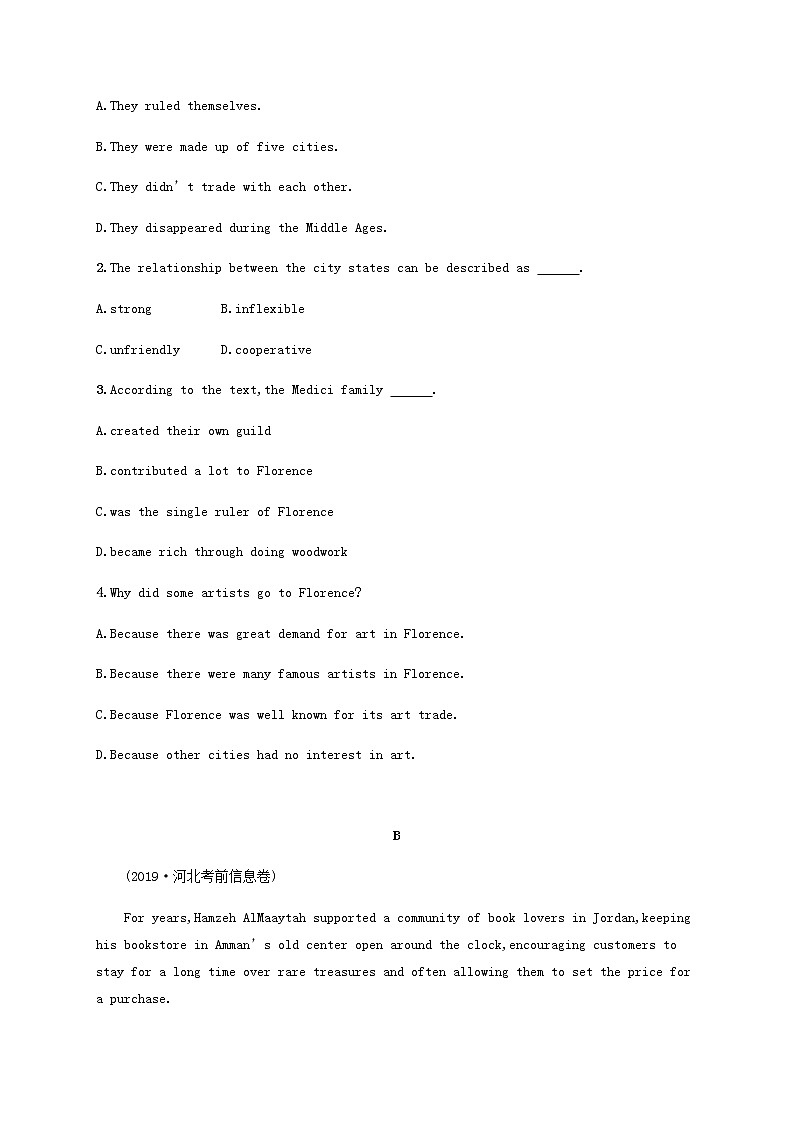 福建专用高考英语一轮复习考点规范练36含解析第2页