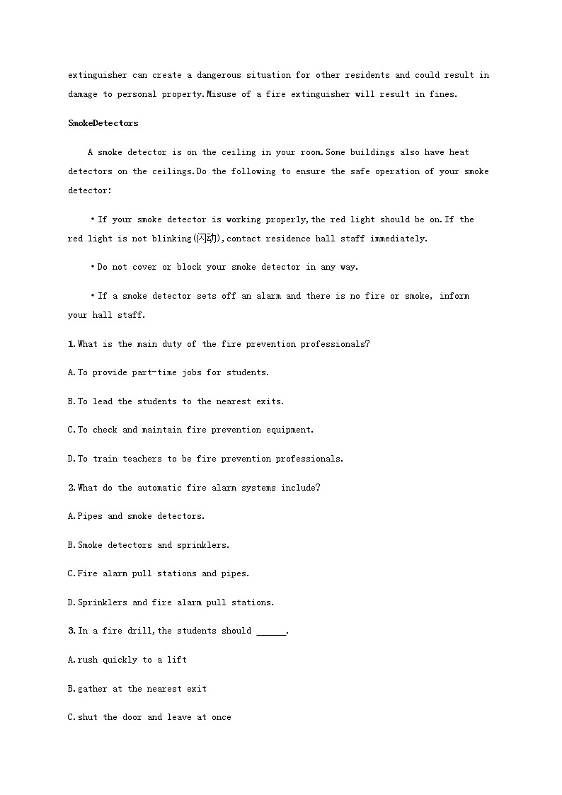 新人教版高考英语一轮复习考点规范练4含解析02